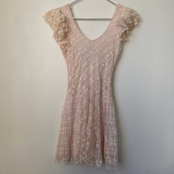 TFNC London Pink Lace Dress NWT - Picture 1 of 4